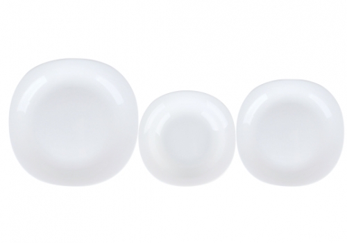 Pratos quadrados opaline