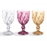Taça de vidro diamante